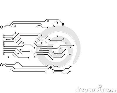 Circuit illustration design vector symbol Vector Illustration