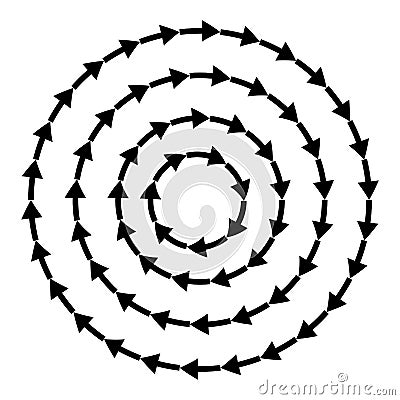 Circular arrows. Chart icon vector set. Cursor sign. Recycle icon. Forward icon. Vector illustration. Stock image. Vector Illustration