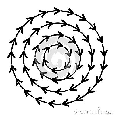 Circular arrows. Chart icon vector set. Cursor sign. Recycle icon. Forward icon. Vector illustration. Stock image. Vector Illustration