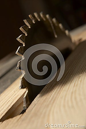 Circular blade Stock Photo