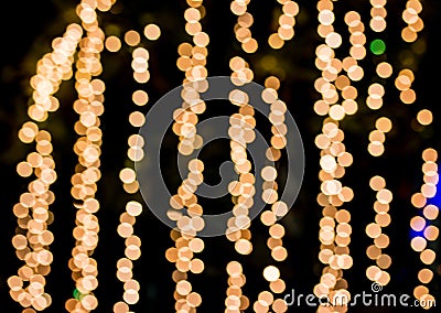 Circular bokeh background of Christmaslight Stock Photo