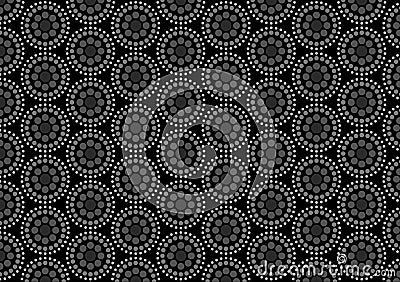 Circular colored pattern design for wallpaper Stock Photo