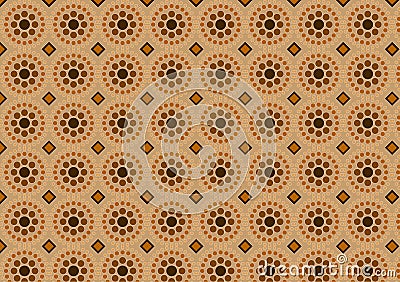 Circular colored pattern design for wallpaper Stock Photo