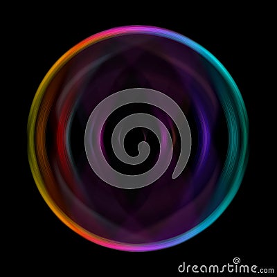 Circular colour spectrum Stock Photo