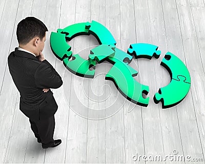 Circular economy concept Stock Photo