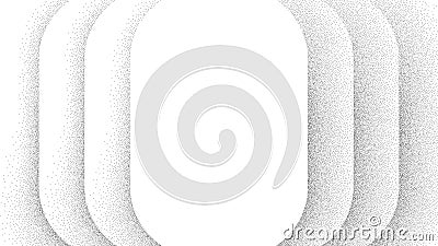 Circular noise grain background with round elements. Minimal abstract clean design template. Vector Vector Illustration