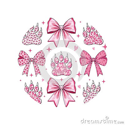 Keychain svg, Coquette bow valentine, Key chain Pattern, Key Ring Pattern, Key Ring, Round Pattern, Circle Patterns Vector Illustration