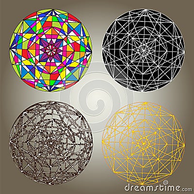 Circular pattern 3 Vector Illustration