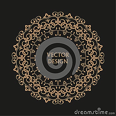 Circular pattern Vector Illustration