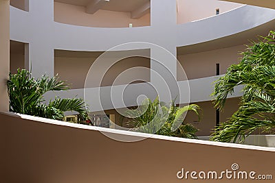 Circular ramp entrance Editorial Stock Photo