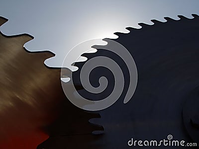 Circular saw blade Stock Photo