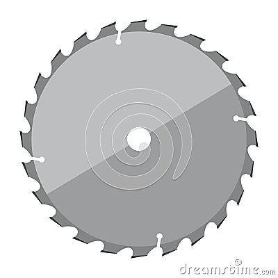 Circular saw blade Vector Illustration