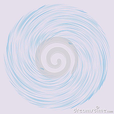 Circular Spiral, swirl, twirl design element. Concentric, radial and radiating burst of lines with rotation, gyre and curved Vector Illustration