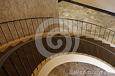 Circular staircase Stock Photo