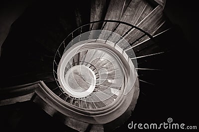 Circular staircase Stock Photo