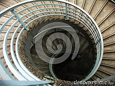 Circular stairs Stock Photo