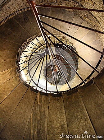 Circular stairs Stock Photo