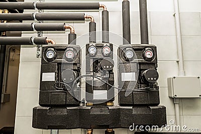 Circulation pump energy-saving Stock Photo