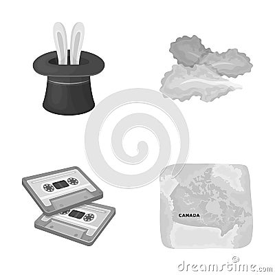 Circus, art and other monochrome icon in cartoon style.cooking, travel icons in set collection. Vector Illustration