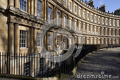 The Circus in Bath, Somerset Editorial Stock Photo