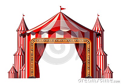 Circus Blank Space Stage Stock Photo