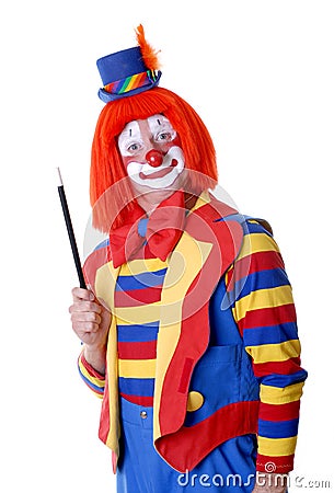 Circus Clown Stock Photo