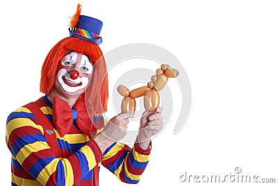 Circus Clown Stock Photo