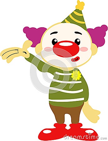 Circus Clown Stock Photo