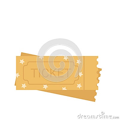 Circus entrance show tickets Vector Illustration