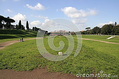 Circus Maximus Editorial Stock Photo