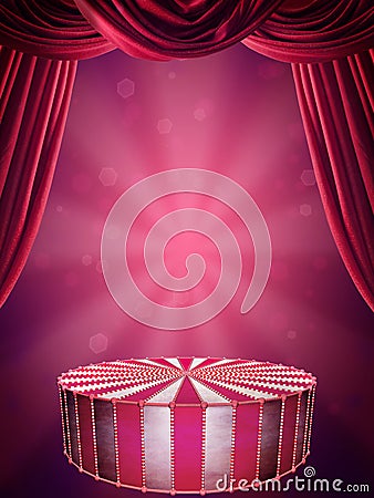 Circus stage Stock Photo