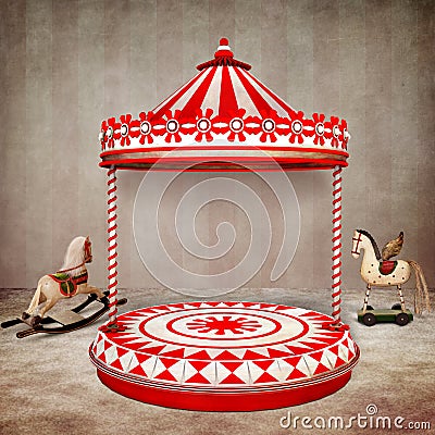 Circus stage Stock Photo