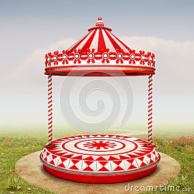 Circus stage Stock Photo