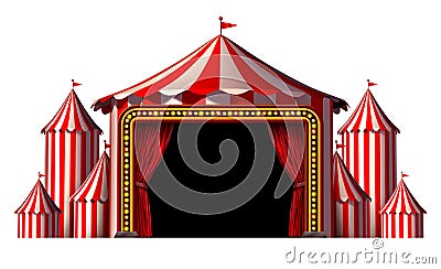 Circus Stage Stock Photo