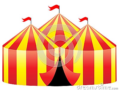Circus tent Vector Illustration
