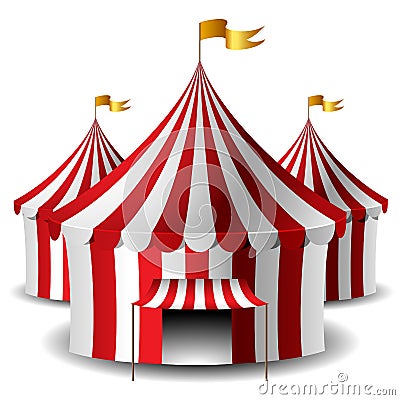 Circus tent Vector Illustration