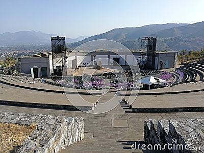 Cirella - Theater of the Ruins Stock Photo