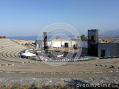 Cirella - The Theater of the Ruins Stock Photo