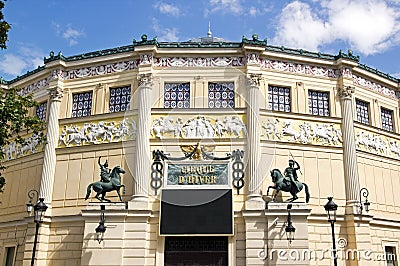 Cirque d Hiver, the entrance (Paris France) Stock Photo