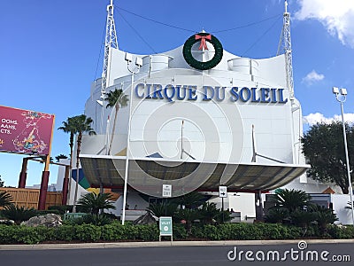 Cirque Du Soleil, Disney Springs Editorial Stock Photo