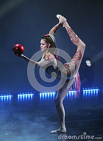 Cirque Du Soleil performs Editorial Stock Photo