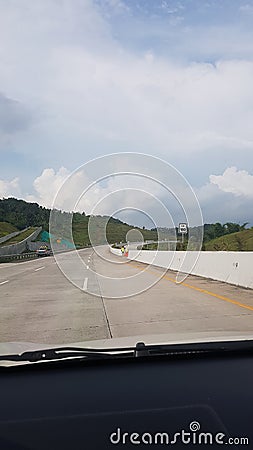 Cisumdawu Toll Road, West Java Stock Photo