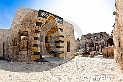Citadel Aleppo Syria Stock Photo