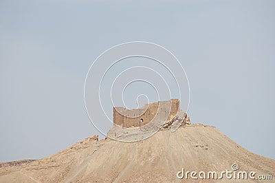 Citadel ancient Palmyra, Syria Stock Photo