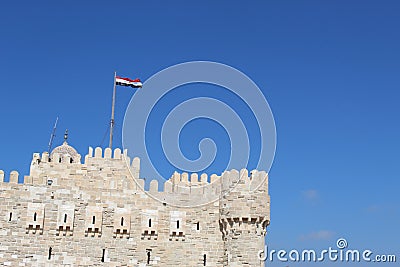 Citadel of Qaitbay, Egypt. Stock Photo
