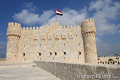 Citadel of Qaitbay, Egypt Stock Photo