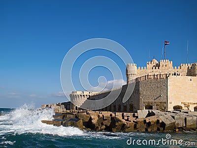 Citadel of Qaitbay Stock Photo