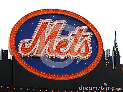 Citi Field - Mets Logo Editorial Stock Photo