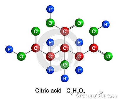 Citric acid Stock Photo