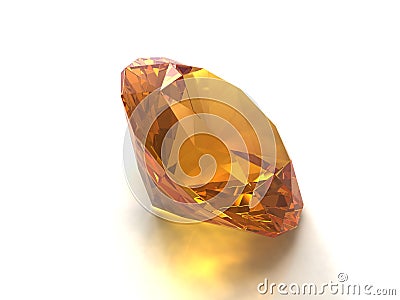 Citrine gem Stock Photo